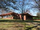Exterior of the Frank Lloyd Wright house.